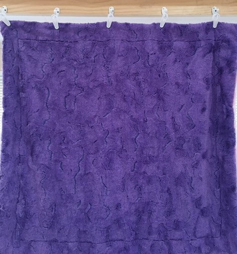 Blanket: Luxe Cuddle Frost Pink on Luxe Cuddle Heather Jelly Bean