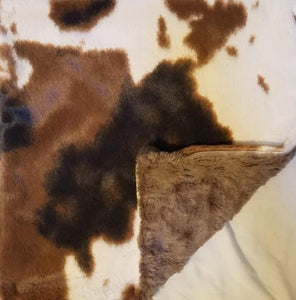 Pony Ivory Brown with Luxe Cuddle Marble Cocoa