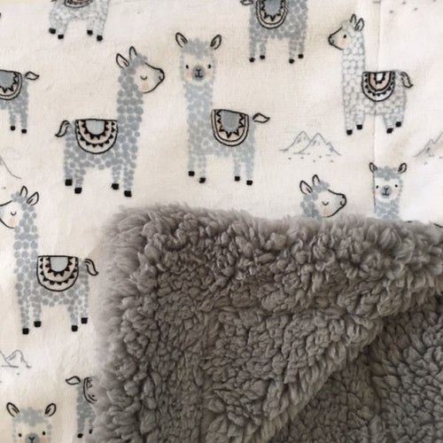 Alpaclettes in Stone on Sherpa in Alloy
