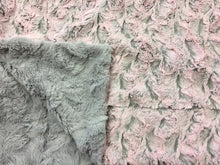 Load image into Gallery viewer, Blanket: Bella Tip Dye Pink on Stella in Platinum