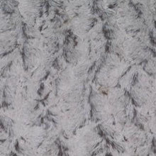 Load image into Gallery viewer, Bordered Style Blanket: Alpacas in Stone Bordered and Backed Throw on Bella Tip Dyed in Silver