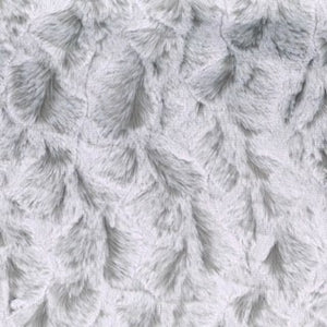 Strip Style Blanket: Lattice in Silver, Bella Tip Dye White, Hide in Silver Strip on Hide in Silver