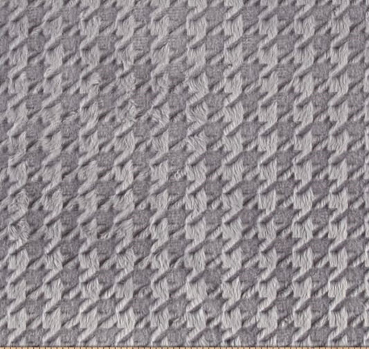 Embossed Houndstooth in Silver