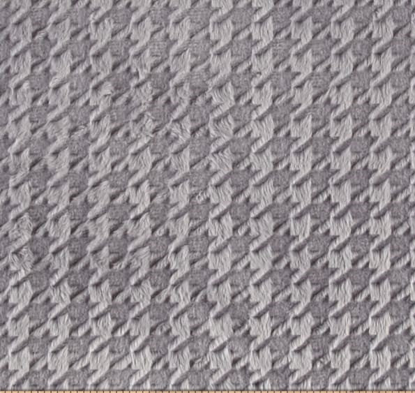 Embossed Houndstooth in Silver