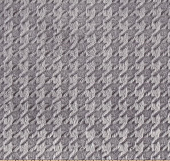 Embossed Houndstooth in Silver
