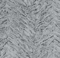 Luxe Cuddle Frosted Zebra in Gray