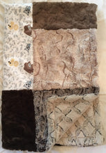 Load image into Gallery viewer, Friendly Forest Signature on Luxe Cuddle Frosted Gem in Brown Beige