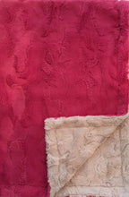 Load image into Gallery viewer, Luxe Cuddle Rosewater Hide on Luxe Cuddle Carnation Hide