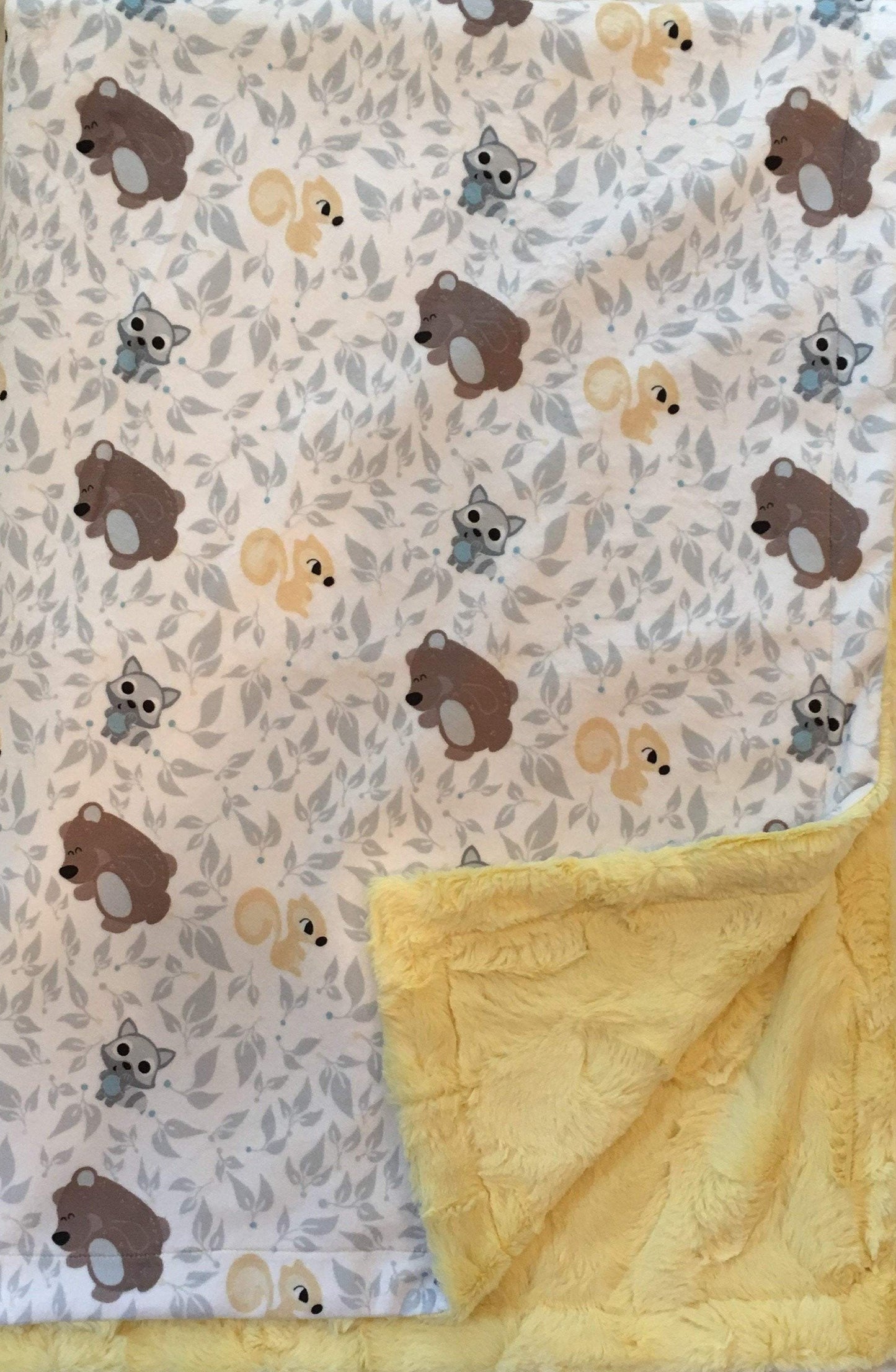 Friendly Forest Luxe on Luxe Cuddle Banana Hide