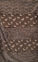 Load image into Gallery viewer, Luxe Cuddle Deer to Me in Graphite and Bella Tip Dye Creme Strip on Bella Tip Dye Creme