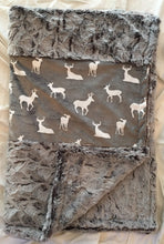 Load image into Gallery viewer, Luxe Cuddle Deer to Me in Graphite and Bella Tip Dye Creme Strip on Bella Tip Dye Creme