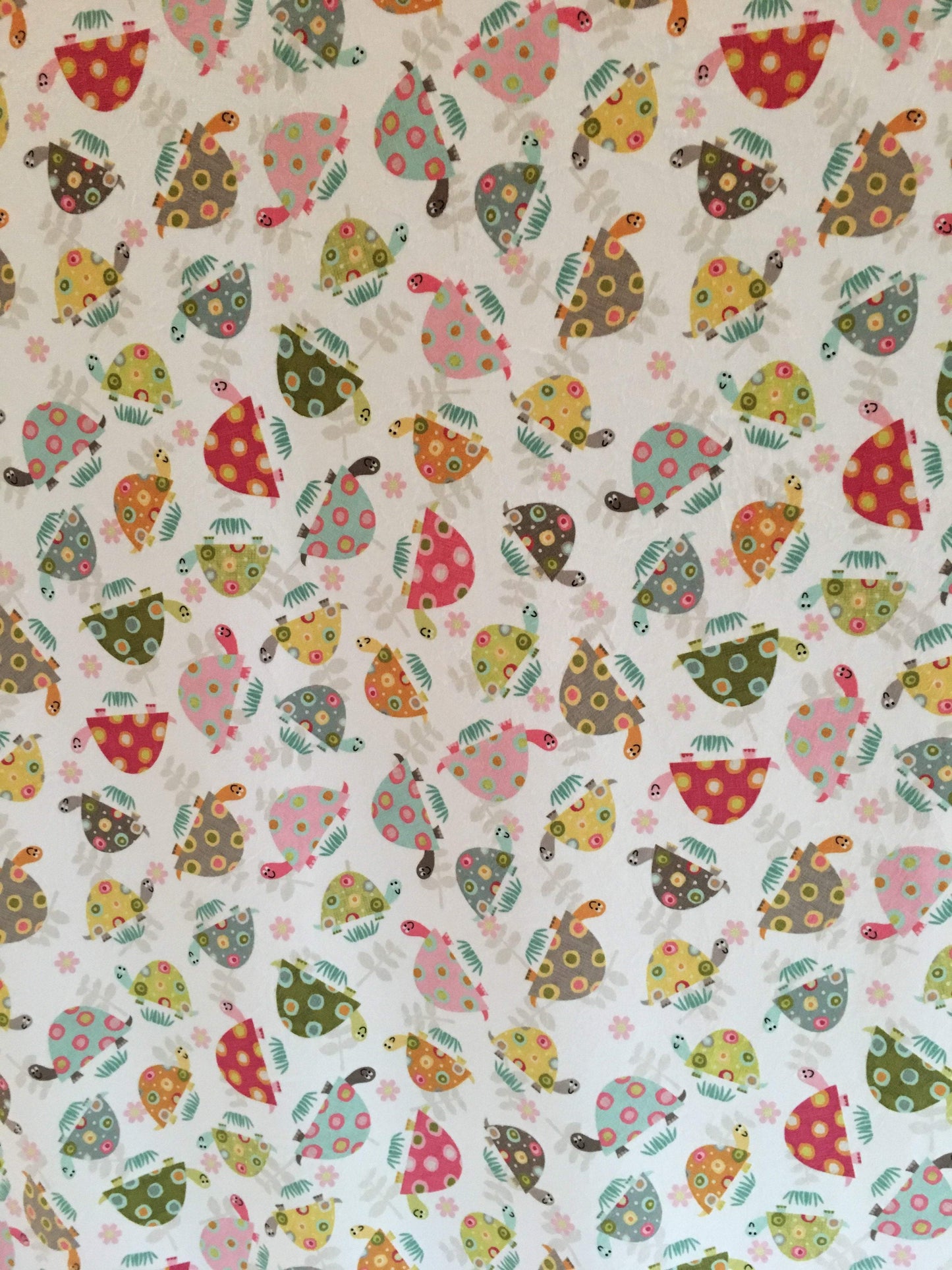 Mandarin and Lime Hide Strips on Happy Turtles in White
