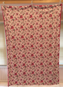 Jungle Dreams in Fuschia on Luxe Cuddle Carnation Hide