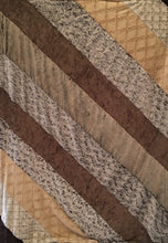 Load image into Gallery viewer, Signature Blanket: Bella, Hide and Lattice Signature Throw on Bella Tip Dyed Creme