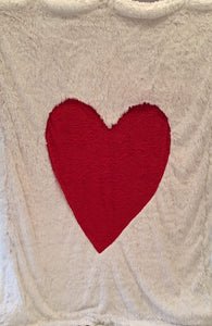Blanket: For the Love of Minky Luxe Throw on Luxe Cuddle Embossed Paisley in Red
