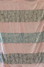 Load image into Gallery viewer, Strip Style Blanket: Luxe Cuddle Frosted Hide Strip Throw on Fantasy Woods