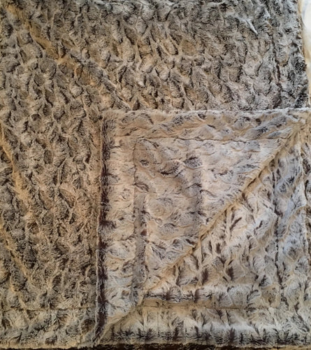 Bella Tip Dye Creme on Bella Tip Dye Silver Throw