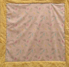 Load image into Gallery viewer, Baby Blanket Bordered with Luxe Cuddle Banana Hide on Dinostars