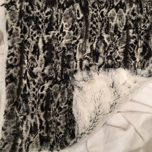 Spot Leopard in Snuggle Black on Frost Black (Size Small Shown)