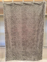 Load image into Gallery viewer, Luxe Cuddle Frosted Zebra in Gray on Luxe Cuddle Ziggy in Snow
