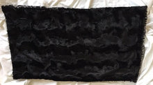 Load image into Gallery viewer, Pillowcase with Spot Leopard in Black on Caviar Hide