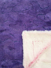 Load image into Gallery viewer, Blanket: Luxe Cuddle Frost Pink on Luxe Cuddle Heather Jelly Bean