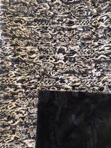 Spot Leopard on Luxe Cuddle Caviar Hide