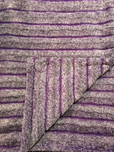Blanket: Iced Chinchilla Fabric in Purple Reign on Iced Chinchilla Fabric in Purple Reign