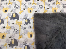 Load image into Gallery viewer, Jungle Dreams in Yellow on Stella in Charcoal