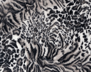 Blanket: Wildcat Chrome on Shaggy White