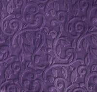 Luxe Cuddle Embossed Vine in Violet