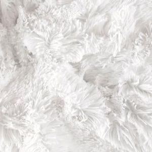 Blanket: Luxe Cuddle Angora Saltwater on Luxe Cuddle Shaggy White