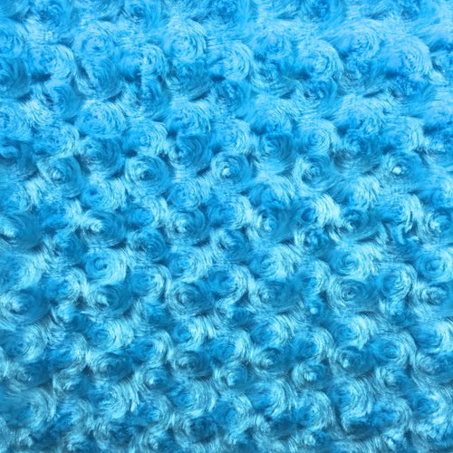 Pillowcase: Rosettes in Turquoise