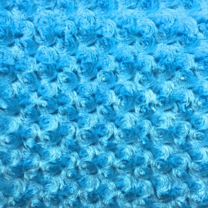 Pillowcase: Rosettes in Turquoise
