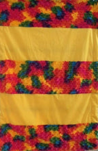 Load image into Gallery viewer, Rainbow Rose Vibrant and Solid Cuddle 3 Canary Strip on Solid Cuddle 3 Canary