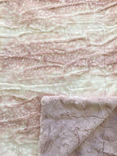 Load image into Gallery viewer, Luxe Cuddle Fawn in Rosewater on Luxe Cuddle Hide in Rosewater
