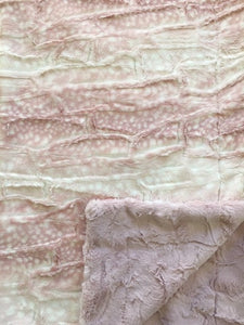 Luxe Cuddle Fawn in Rosewater on Luxe Cuddle Hide in Rosewater