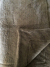Load image into Gallery viewer, Blanket: Sherpa in Alloy on Sherpa in Alloy