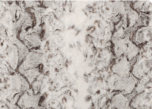 Blanket: Luxe Cuddle Snowy Owl in Pewter on Luxe Cuddle Snowy Owl in Pewter