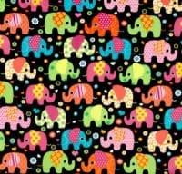 Load image into Gallery viewer, Winter Fleece Elephants in Multi-Color